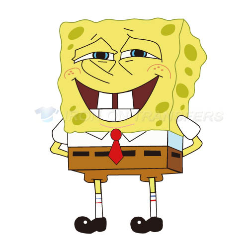 SpongeBob SquarePants Iron-on Stickers (Heat Transfers)NO.857